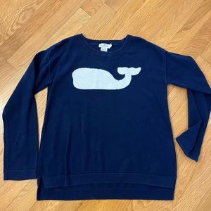 Vineyard Vines girls navy sweater size XL